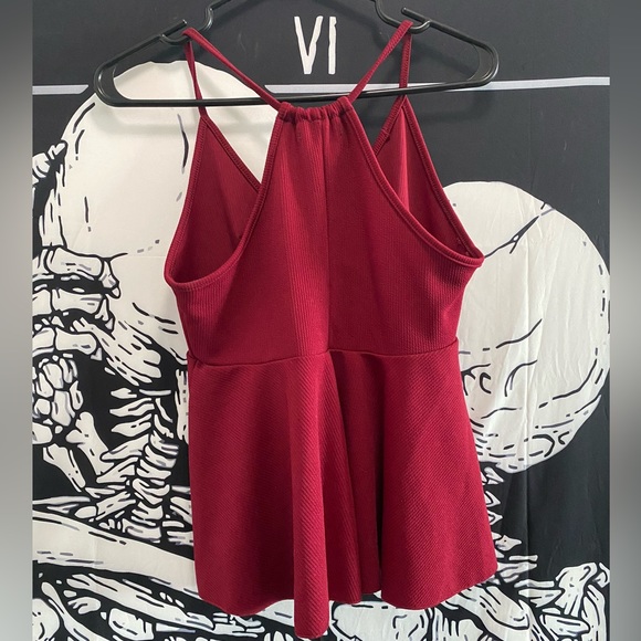 Ruffled high low tank top - Picture 5 of 8